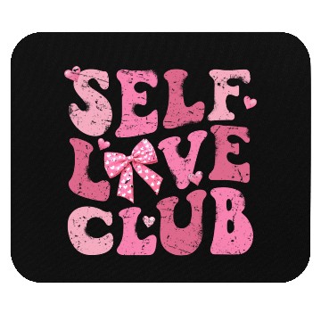 Discover Self Love Club, Valentine Retro Mouse Pads