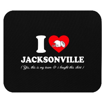 Discover Groovy I Love Jacksonville Mouse Pads