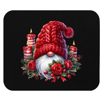 Discover Gnome And Roses Mouse Pads