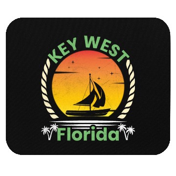 Discover KEY-WEST FLORDIA Sailing West Keys Sailing Outfit Mouse Pads