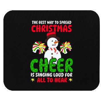 Discover Christmas Cheerleader Christmas Cheer Loud Hear Mouse Pads