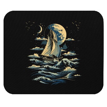 Discover Sailing Graphic Mouse Pads