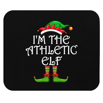 Discover I'm The Athletic Elf Mouse Pads Matching Family