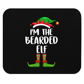 Discover I'm The Bearded Elf Mouse Pads Matching Family