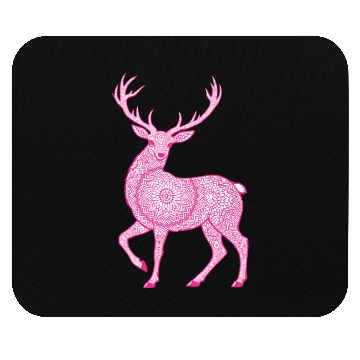 Discover Mandala Hirsch Deer Mystical Madalas Mouse Pads