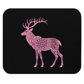 Discover Mandala Hirsch Deer Mystical Madalas Mouse Pads