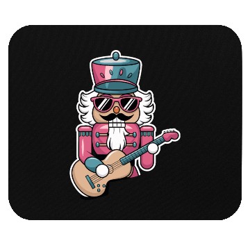 Discover Nutcracker Playing Guitar Mouse Pads