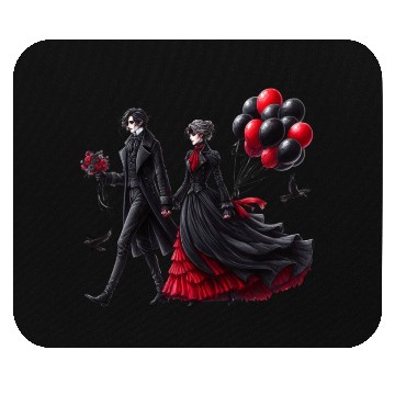 Discover Black Gnomes Valentines Day Mouse Pads