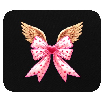 Discover Cupid Bow, Valentine Retro Mouse Pads