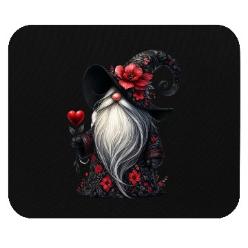 Discover Black Gnomes Valentines Day Mouse Pads