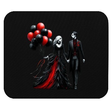 Discover Black Gnomes Valentines Day Mouse Pads