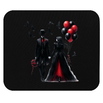 Discover Black Gnomes Valentines Day Mouse Pads