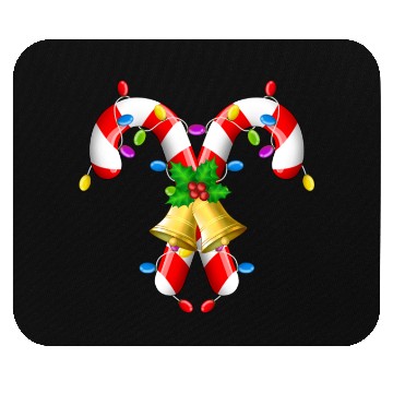 Discover Christmas Candy Cane Christmas Sweets Merry Xmas Mouse Pads
