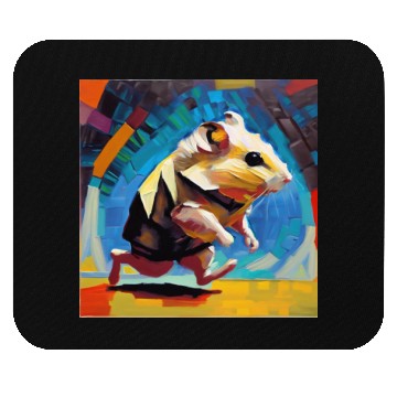 Discover Hamster runner Mouse Pads