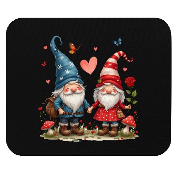 Discover Gnomes Valentines Revelin, Valentines Retro Mouse Pads