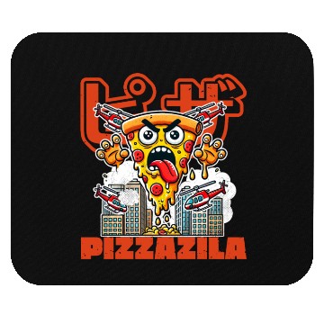 Discover Pizzazila Pizza Monster Lover Mouse Pads