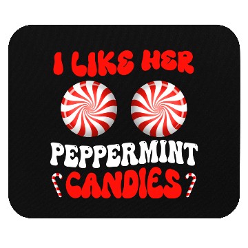 Discover I Like Her Peppermint Candies Couples Christmas Mouse Pads