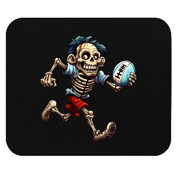 Discover Rugby skeletons Mouse Pads