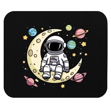 Discover Astronaut Mouse Pads: Relaxing on the Moon