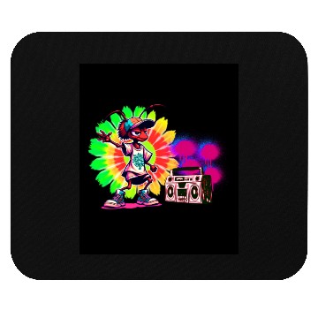 Discover An ant that loves hip hop Mouse Pads