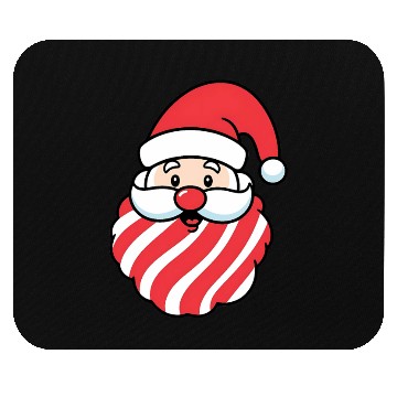 Discover CandyClaus Candy Cane Santa Claus Christmas Mouse Pads