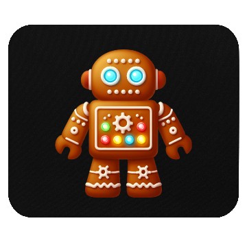 Discover GingerTech Technology Gingerbread Man Mouse Pads