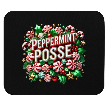 Discover Peppermint Posse Mouse Pads