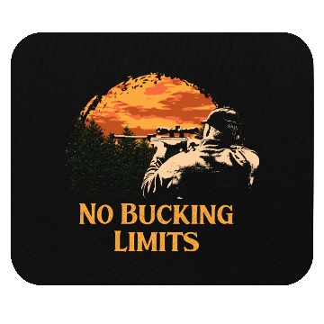 Discover No Bucking Limits Deer Hunting Elk Hunter Wild Ani Mouse Pads