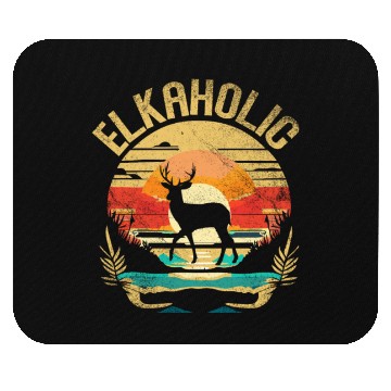 Discover Elk Hunting Elkaholic Hunters Mouse Pads