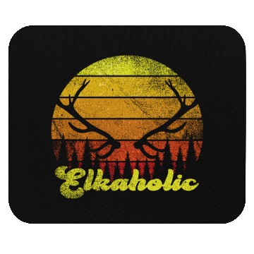 Discover Elk Hunting Elkaholic Hunters Mouse Pads