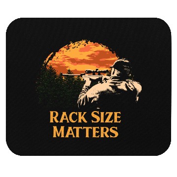 Discover Rack Size Matters Deer Hunting Elk Hunter Memes Da Mouse Pads