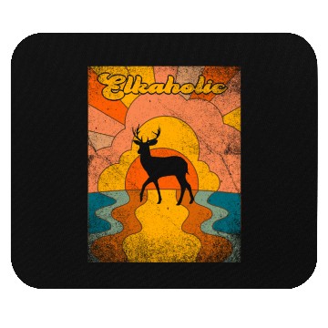 Discover Elk Hunting Elkaholic Hunters Mouse Pads