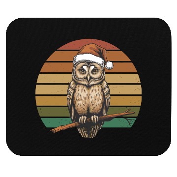 Discover Christmas Owl Mouse Pads