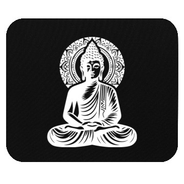 Discover Buddha Yoga Deep Meditation And Calm Centering Mouse Pads