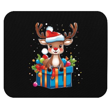 Discover Reindeer Surprise Mouse Pads