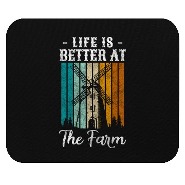 Discover Farmer Field Pitchfork Protest Mouse Pads