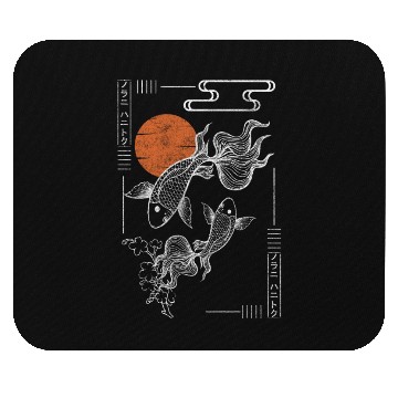Discover Orient Mythical Creatures Travel Ronin Mouse Pads