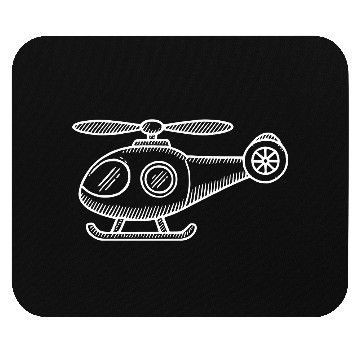 Discover Minimalistic Vector Helicopter path47 Mouse Pads