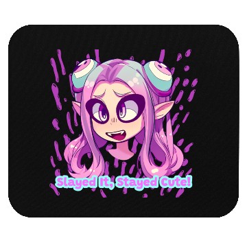 Discover Slayed It, Stayed Cute! - Cute GamerGirl Gift Mouse Pads
