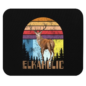 Discover Elk Hunting Elkaholic Hunters Mouse Pads