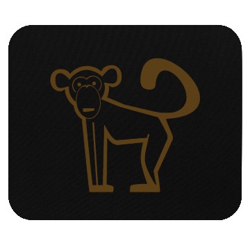 Discover Monkey, Primate, Evolution, Icon, Zoo, Circus Mouse Pads