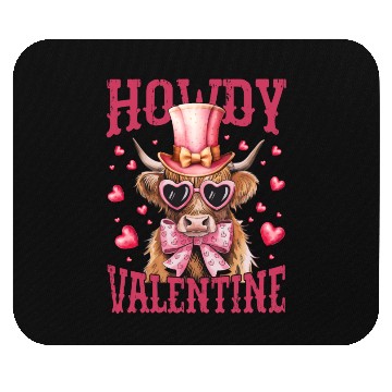 Discover Howdy Valentine Mouse Pads