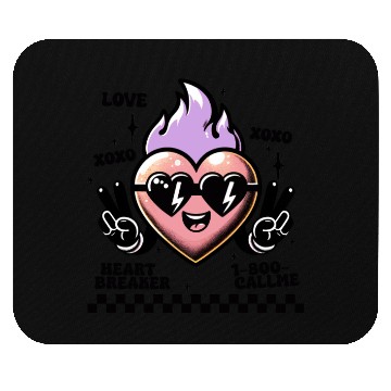 Discover Valentines Day, Valentine Retro Mouse Pads