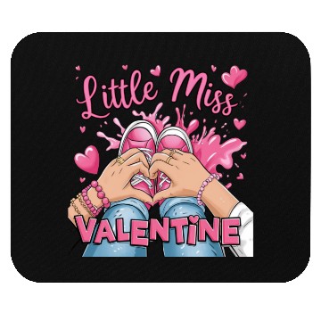 Discover Little miss Valentine Mouse Pads