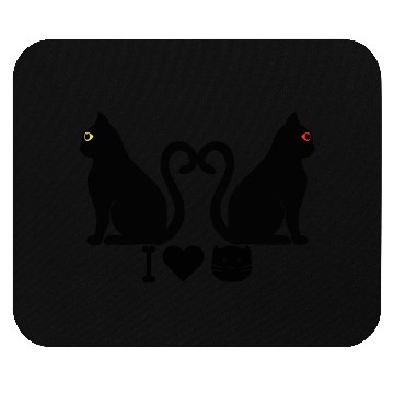 Discover I Love Cats Mouse Pads