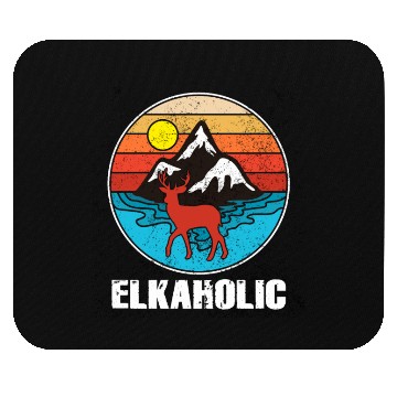 Discover Elk Hunting Elkaholic Hunters Mouse Pads