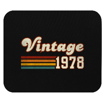Discover 47th Birthday Gift - Vintage 1978 Mouse Pads
