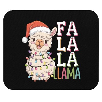 Discover Fa La La Llama Mouse Pads