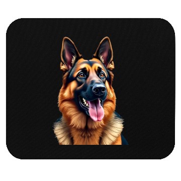 Discover german-shepherd-mixed-timber-siberian-husky-wolf Mouse Pads