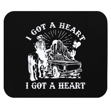 Discover I Got A Heart Like A Truck Mouse Pads